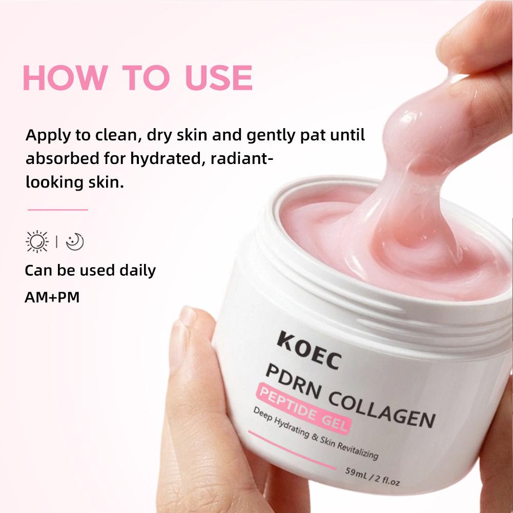 Skincare Glowing - KOEC モイスチャライジングフェイスジェル ディープハイドレーション リバイタライジング フェイシャルスキンケアジェル 軽いテクスチャー