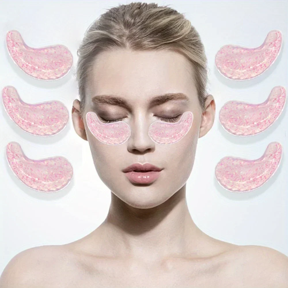 Face Mask Skincare - ジェルアイスパック 再利用可能 冷却アイパッド＆アイ下パッチ 目元リラックス用 温冷パック スキンケアツール
