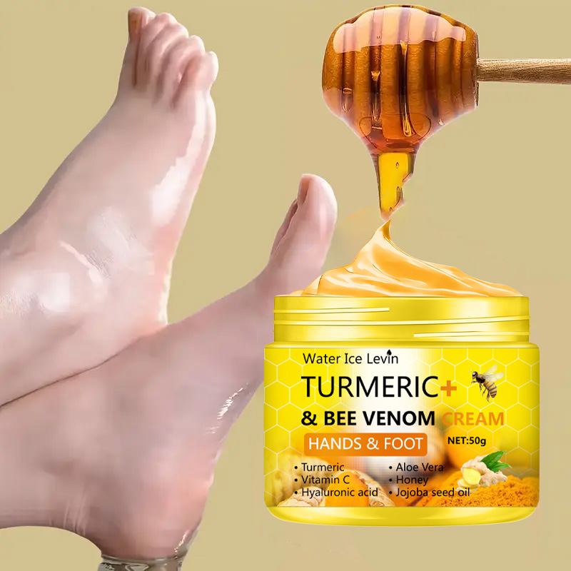 Urea Foot Cream - ウコン蜂毒乾燥防止ひび割れ足クリーム手ひび割れ修復スキンリムーバルケアクリームデッドフットハンドスキン50g