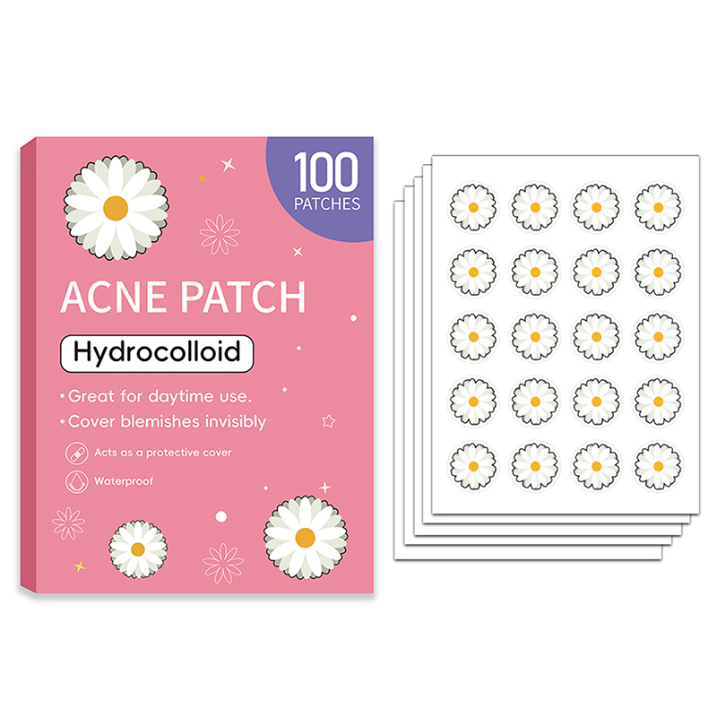 Skincare China - 100個入り フェイスケア用 ニキビパッチ 目立たないプロ仕様の治癒促進タイプ