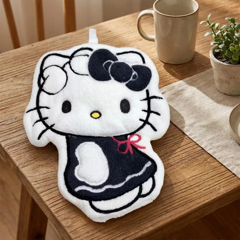 漫画の猫柄プリントのハンドタオル。かわいくて柔らかく、吸水性 - Cleanser Face のレビューと価格
