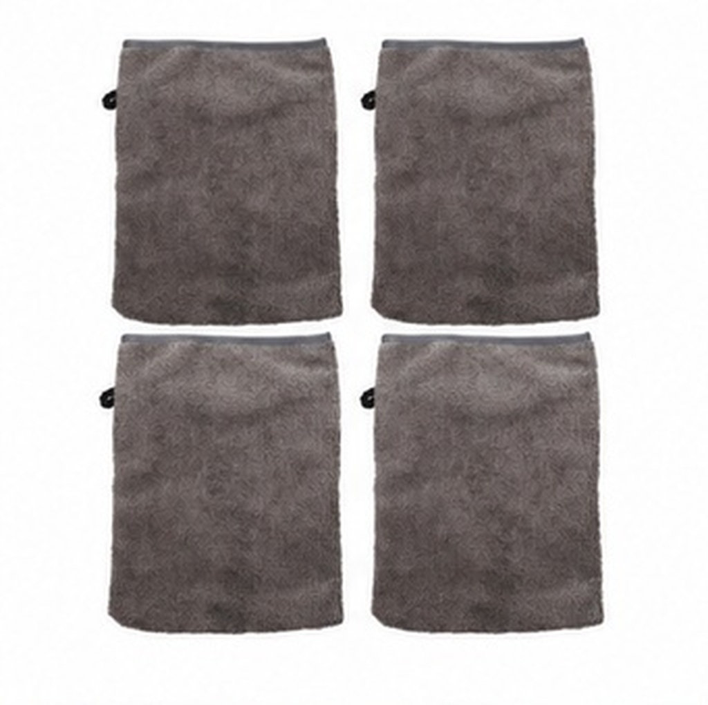 4枚入り、高品質な家庭用フェイスミット。洗顔料なしで手軽にメ - Cleanser Face のレビューと価格