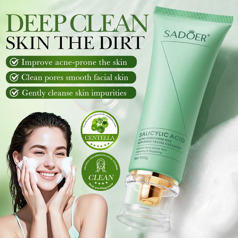 100g サリチル酸洗顔料 フェイスウォッシュフォーム 洗顔 - Cleanser Face のレビューと価格