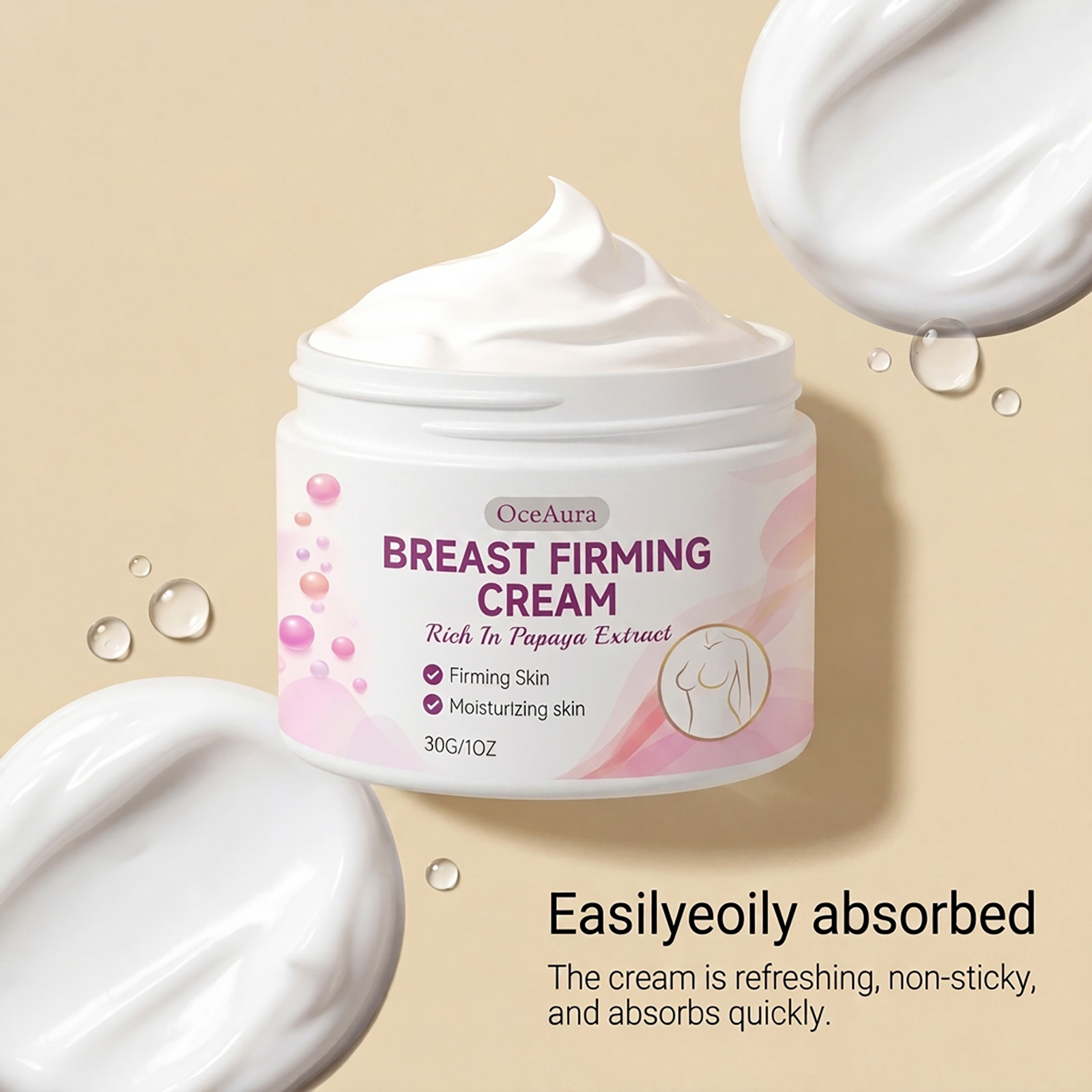 バストプランピングファーミングクリーム女性用毎日の胸部マッサ - Body Lotion のレビューと価格